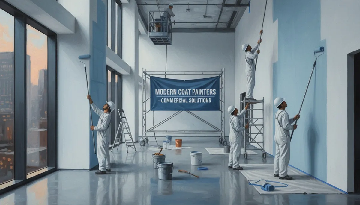 Commercial painting crew serving Duluth, MN with durable coatings for business exteriors