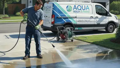Concrete pressure cleaning for driveways and walkways in Duluth, MN by Duluth Paint Pros