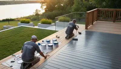 Deck painting service in Duluth, MN for durable protection against Lake Superior weather and winter damage