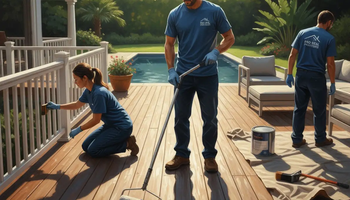 Deck sealing service in Duluth, MN to protect wood decks from winter cold and lake moisture