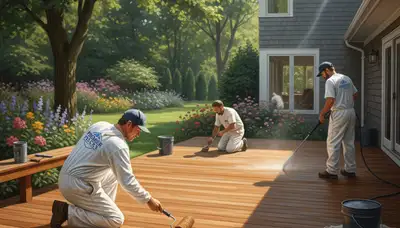 Deck staining service in Duluth, MN by Duluth Paint Pros for long-lasting weather protection