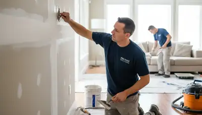 Drywall repair in Duluth, MN for cracks and holes, leaving walls smooth and paint-ready