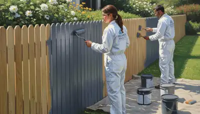Fence painting service in Duluth, MN for weather-resistant curb appeal and wood protection