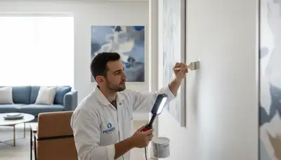 Painting crew performing expert touch-up repairs in Duluth, MN for scuffs, chips, and fading