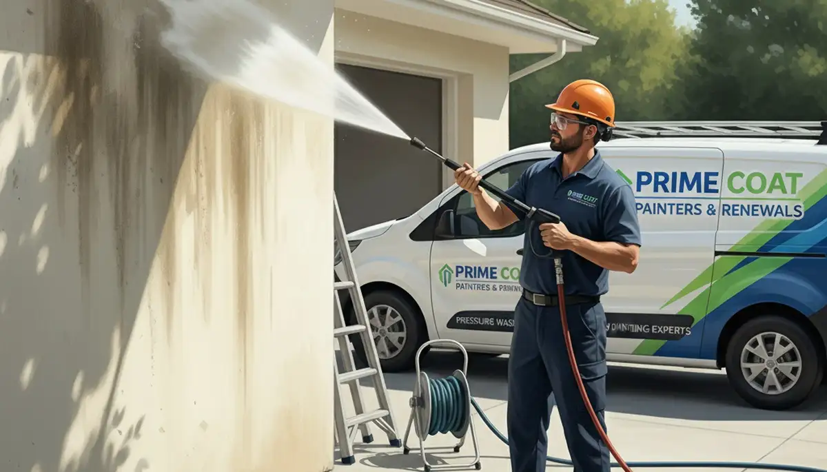 Pressure cleaning service in Duluth, MN for exterior surfaces with winter salt and stain buildup removal