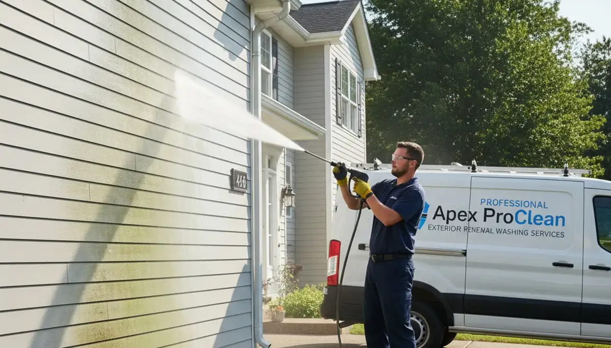 Vinyl siding pressure cleaning in Duluth, MN by Duluth Paint Pros improves curb appeal and removes grime